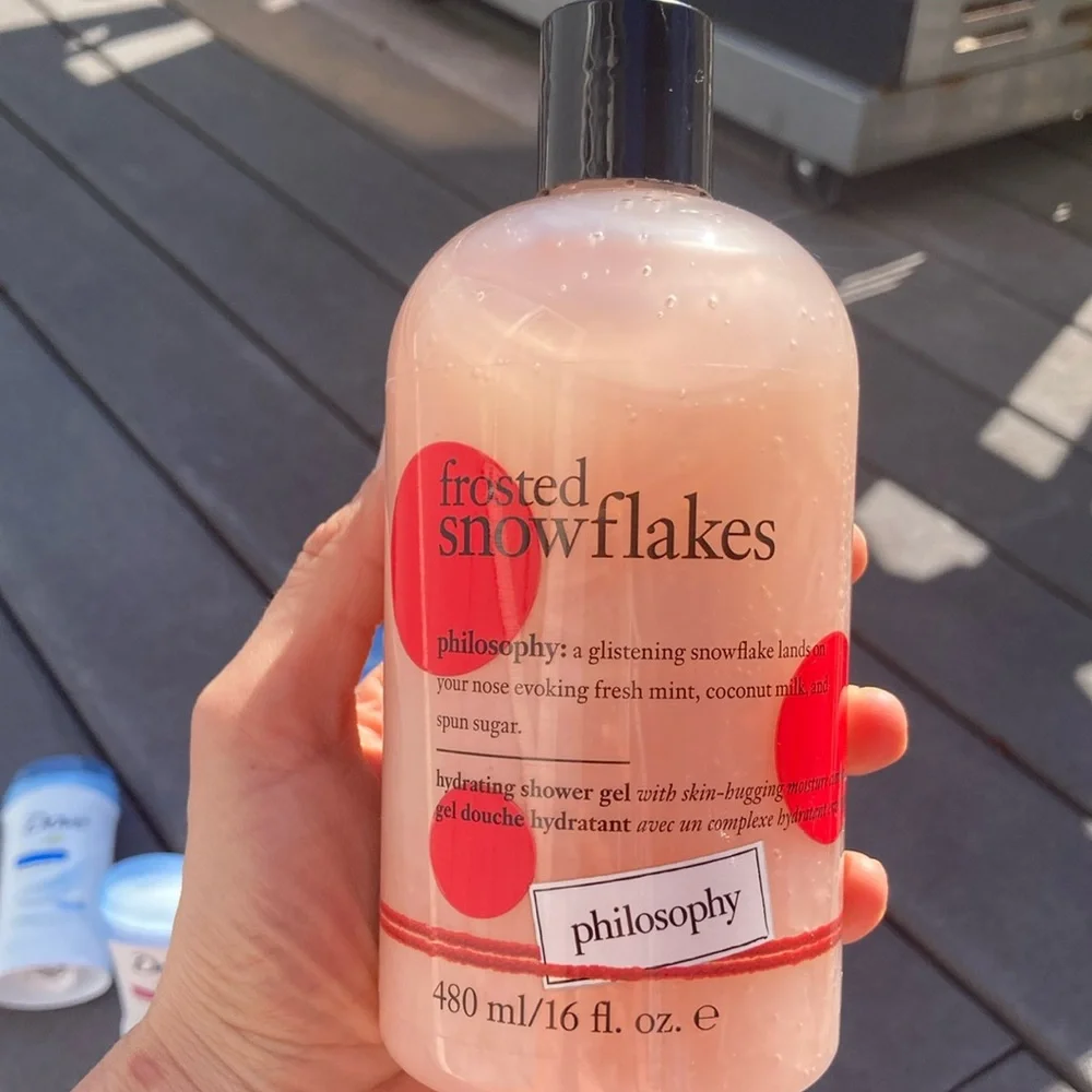 Philosophy Frosted Snowflakes Shower Gel - Red